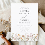 Invitación Boho Wildflower Garden Wedding<br><div class="desc">Sumérjase en el romance de la naturaleza con nuestra invitación a la boda Boho Wildflower Garden. Inspirada por la belleza de las flores intactas, esta invitación captura la esencia de una celebración con espíritu libre. El diseño es encantador y cuenta con delicadas flores silvestres bailando en medio de la exuberante...</div>