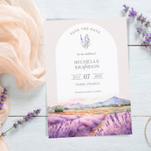 Boho Wildflower Lavender Verano violeta morado