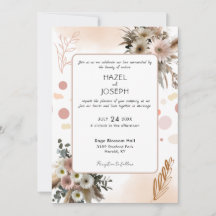 Boho Wildflower Romance | Floral de naturaleza rús
