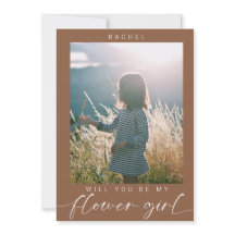 Boho Will you be my Flower Girl Photo Moda