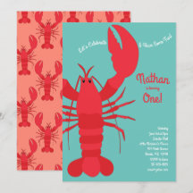 Boil de langosta Niños Primer Fiesta de cumpleaños