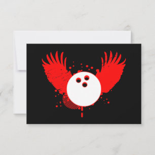 Invitación bola de bolos hi-fi