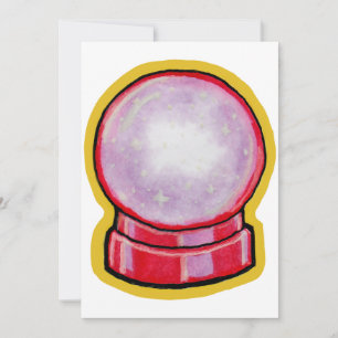Invitación Bola de Cristal Pastel
