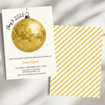 Bola de Discoteca de Champagne Nochevieja 2026