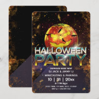 Bola de Discoteca de Jack O Lantern Fiesta de Hall