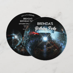 Invitación Bola de discoteca Luces Fiesta