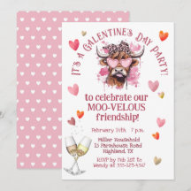 Bola de Hereford en el Día de Galentine