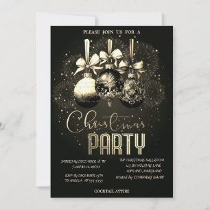 Invitación Bola de Navidad, Fuegos Artificiales Compañía Negr