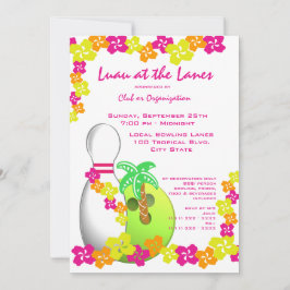Invitación Bola temática de Luau