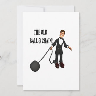 Invitación Bola y Cadena