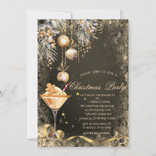Invitación Bolas de Bebida de Galleta de Jengibre Vintage Nav