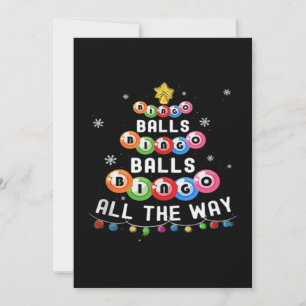 Invitación Bolas de Bingo Bingo Todo el Camino