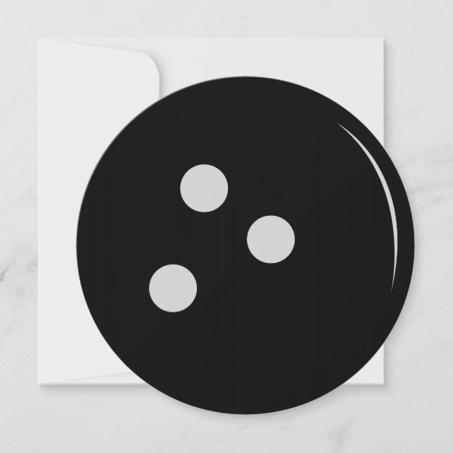 Invitación Bolas de bolos (Anverso)