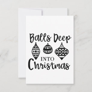 Invitación Bolas Profundas En Navidades Navidades divertidos 