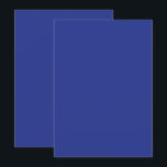 Invitación Bold Minimal Wedding Invite in Deep Blue<br><div class="desc">Modern minimalist wedding design with solid deep blue backdrop – perfect for elegant summer or formal year-round weddings. Make a statement of modern elegance with this Bold Minimal Wedding Invitation on a Deep Blue Background. Designed for couples who appreciate clean lines and timeless sophistication, this minimalist wedding invite blends bold...</div>