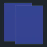 Invitación Bold Minimal Wedding Invite in Deep Blue<br><div class="desc">Modern minimalist wedding design with solid deep blue backdrop – perfect for elegant summer or formal year-round weddings. Make a statement of modern elegance with this Bold Minimal Wedding Invitation on a Deep Blue Background. Designed for couples who appreciate clean lines and timeless sophistication, this minimalist wedding invite blends bold...</div>