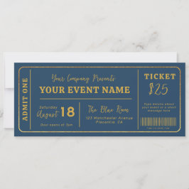 Invitación Boleto de Evento Personalizado, Boleto Falso de Co
