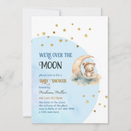 Invitación Boletos De Raffle De Baby Shower En La Luna