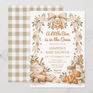 Invitación Bollo en el Horno Baby Shower