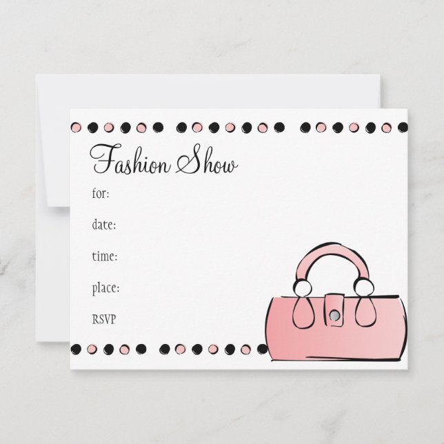 Invitación Bolsa de mano (Anverso)