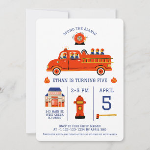 Invitación Bombero
