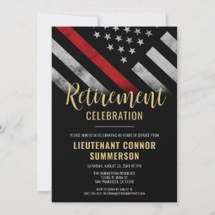 Invitación Bombero del Departamento de Bomberos de Retiro