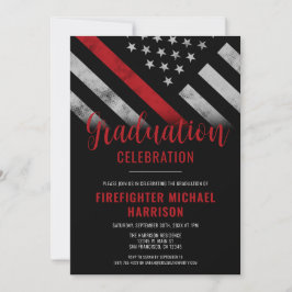 Invitación Bombero graduado de la Línea Roja