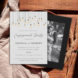 Invitación Bombillas antiguas Colgando Luces Partido de compr