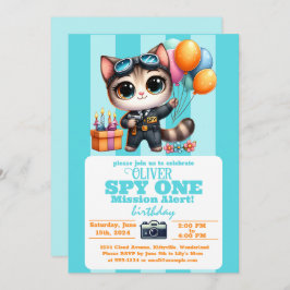 Invitación ¡Bonanza de cumpleaños de Owen en Sky Kitty!