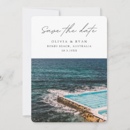 Invitación Bondi Beach Wedding Sydney Save the Date