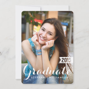 Invitación Bonita fiesta de graduación fotográfica 2015