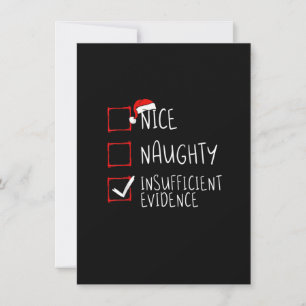Invitación Bonitas Navidades de evidencia insuficientes