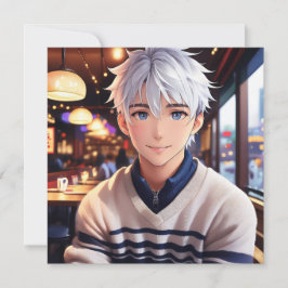 Invitación Bonito Anime para los amantes del anime Fiesta de 