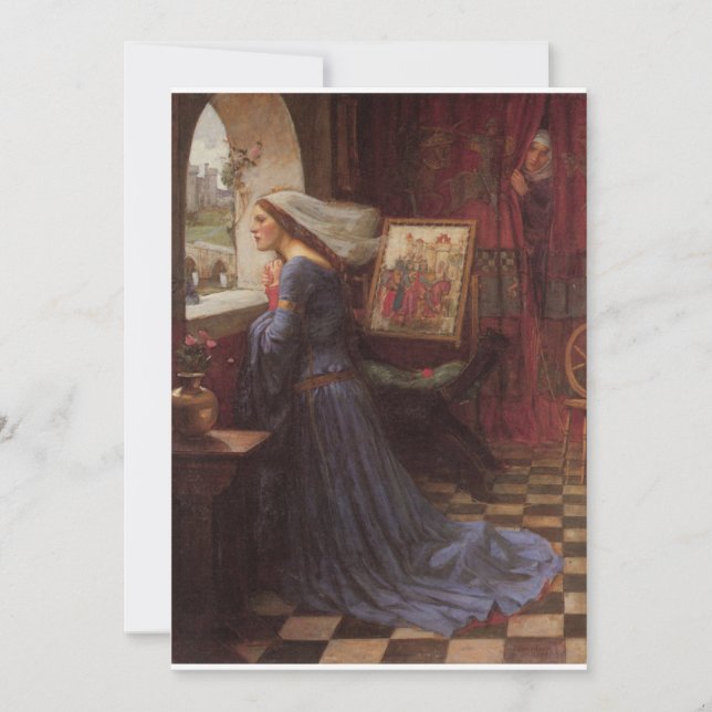 Invitación Bonito arte Rosamund (Anverso)