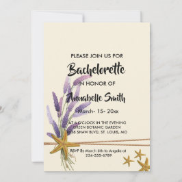 Invitación bonito Bachiller simple de pez estrella