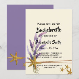 Invitación bonito Bachiller simple de pez estrella