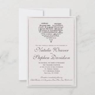 Invitación Bonito Beige
