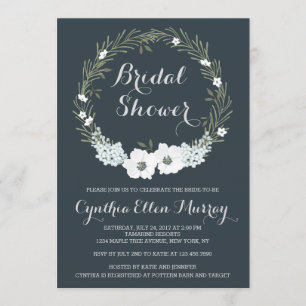 Invitación Bonito florece ducha de novias