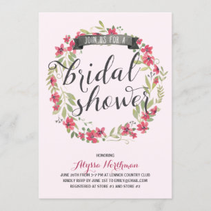 Invitación Bonito Florencia acuática Ducha nupcial