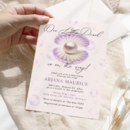 Invitación Bonito Ocean Little Pearl Baby Shower