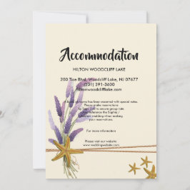 Invitación bonito Sencillo de pez estrella acomodado