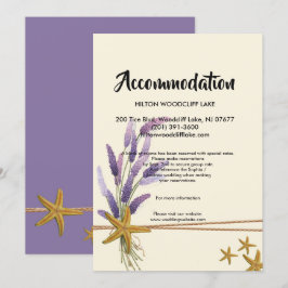 Invitación bonito Sencillo de pez estrella acomodado