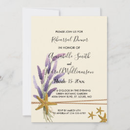 Invitación bonito Sencillo ensayo de estepas Cena