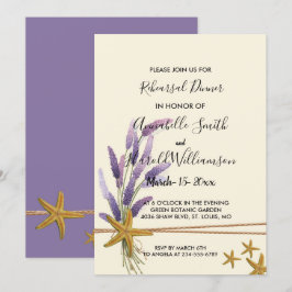 Invitación bonito Sencillo ensayo de estepas Cena