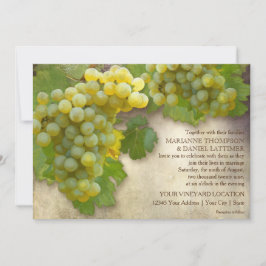 Invitación Bonito Verano Vineyard Rústico Boda