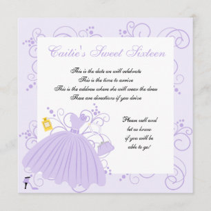 Invitación Bonito Vestido Hermoso
