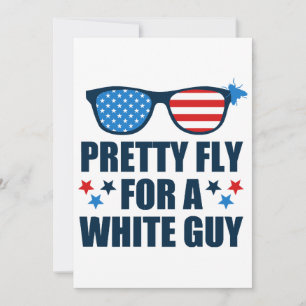 Invitación Bonito Volar Por Un Hombre Blanco