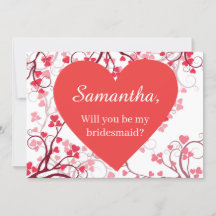 Bonitos Hearts Bridesmaid