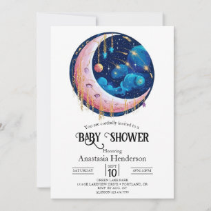 Invitación Bonitos Little Stars Baby Shower