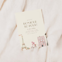 Bonjour a cuatro franceses Invita de la fiesta de